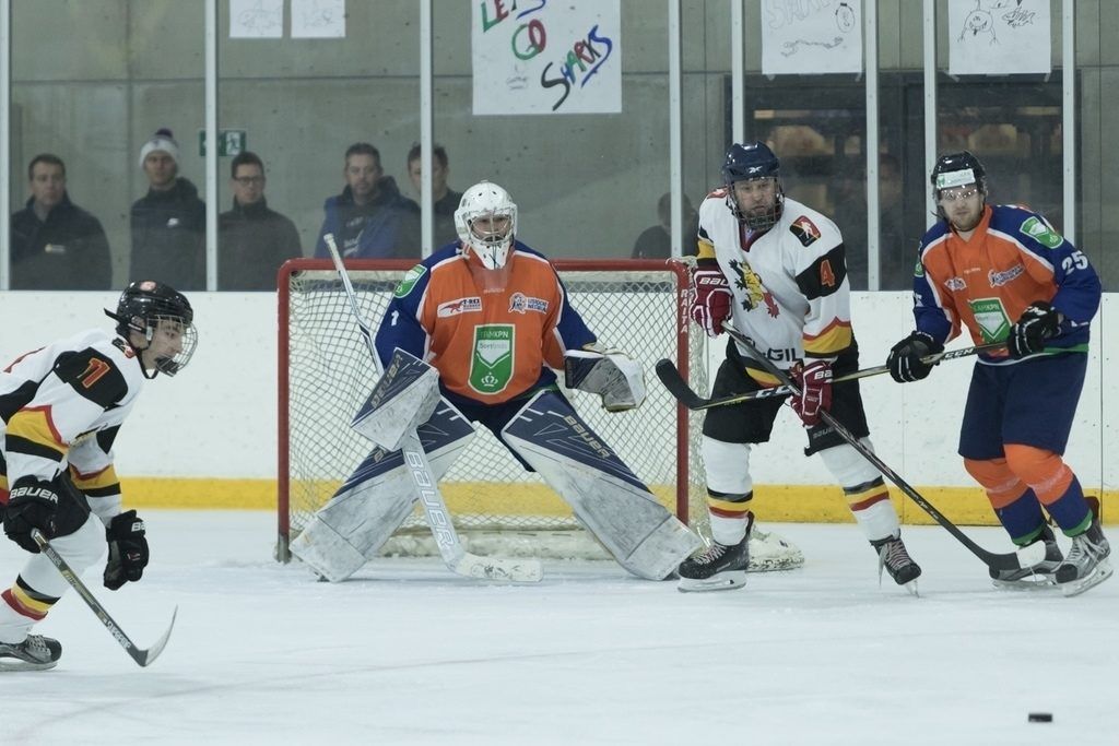 Nederland België Ijshockey Face-Off