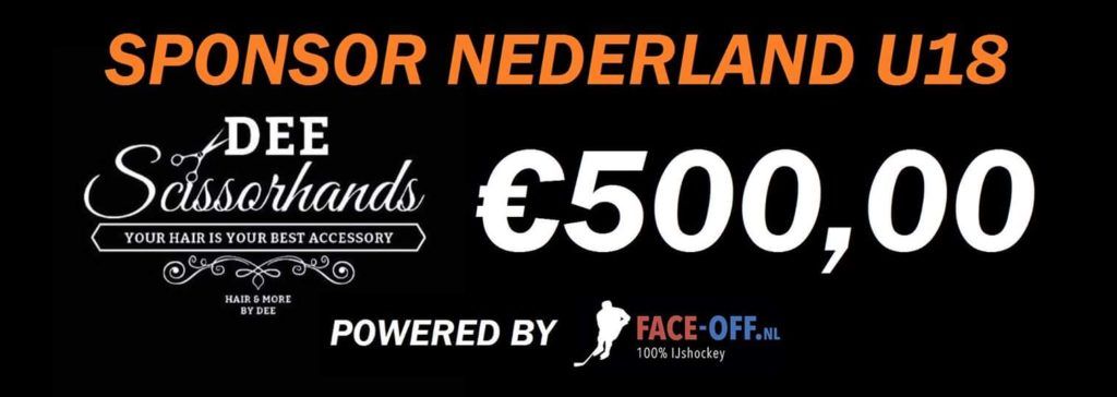Nederland U18 ijshockey Face-Off