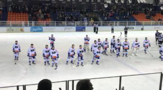 Amsterdam Tigers HIJS Hokij Den Haag ijshockey Face-Off