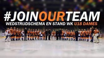 Nederland U18 Dames Join Our Team ijshockey Face-Off