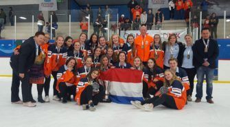 U18 dames Mexico IJshockey Face-Off