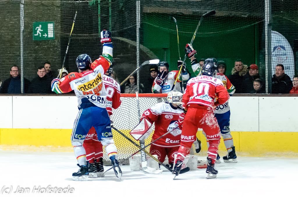 HYC Herentals Laco Eaters Geleen IJshockey Face-Off