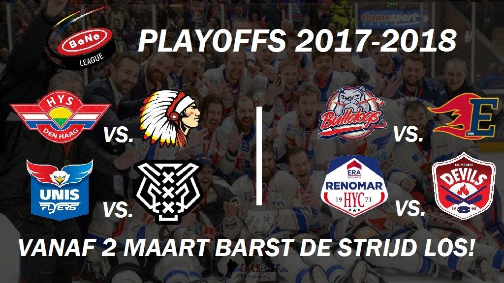 Playoffs BeNe League IJshockey Face-Off