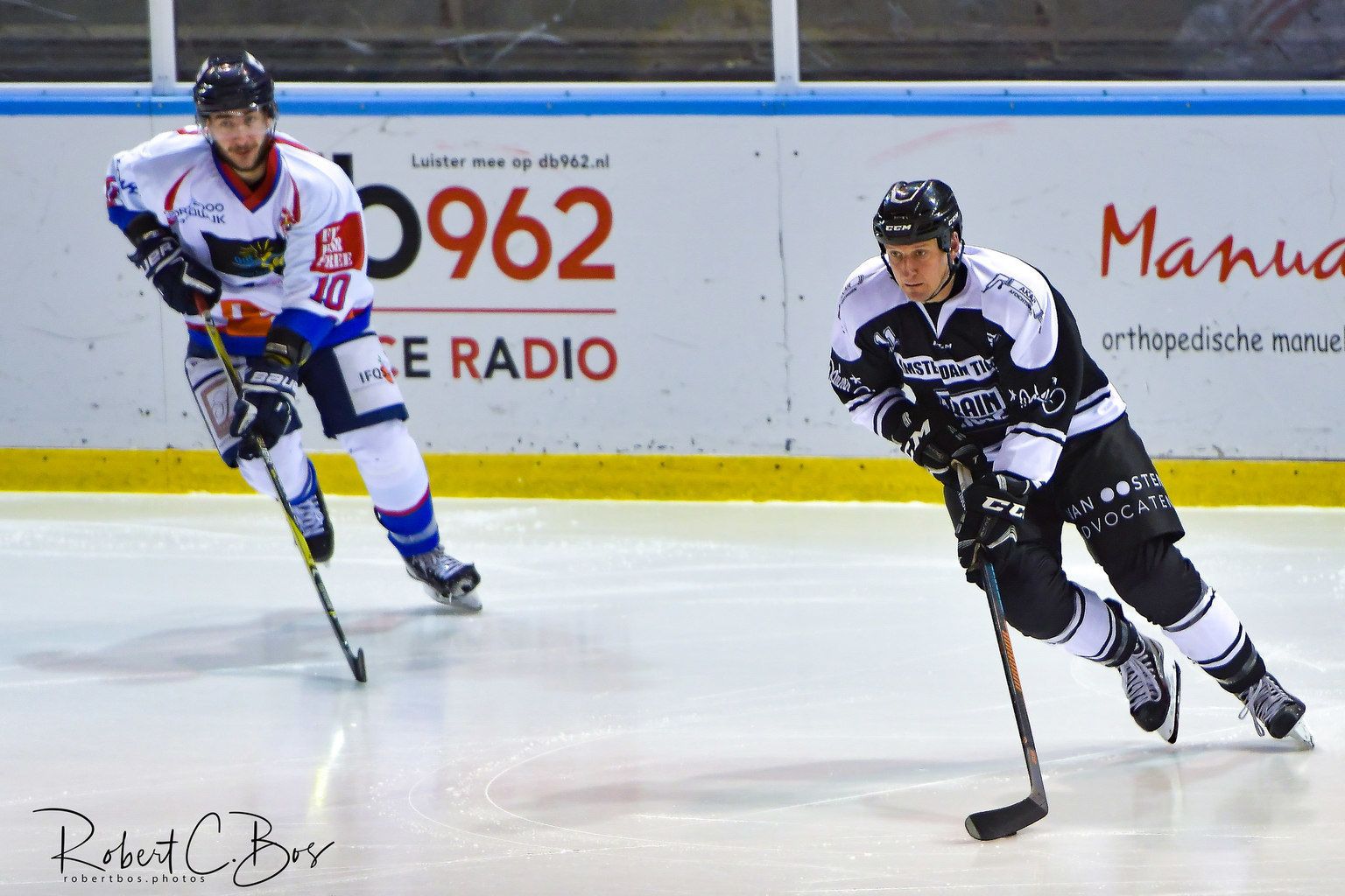 John Versteeg Amsterdam Tigers Face-Off IJshockey