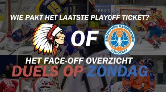 Playoffs Chiefs Leuven Eindhoven Kemphanen ijshockey Face-Off