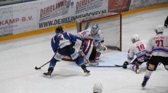 HIJS Hokij Den Haag Unis Flyers Heerenveen Face-Off IJshockey Bene League