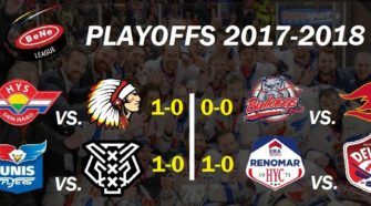 Playoffs BeNe League ijshockey Face-Off