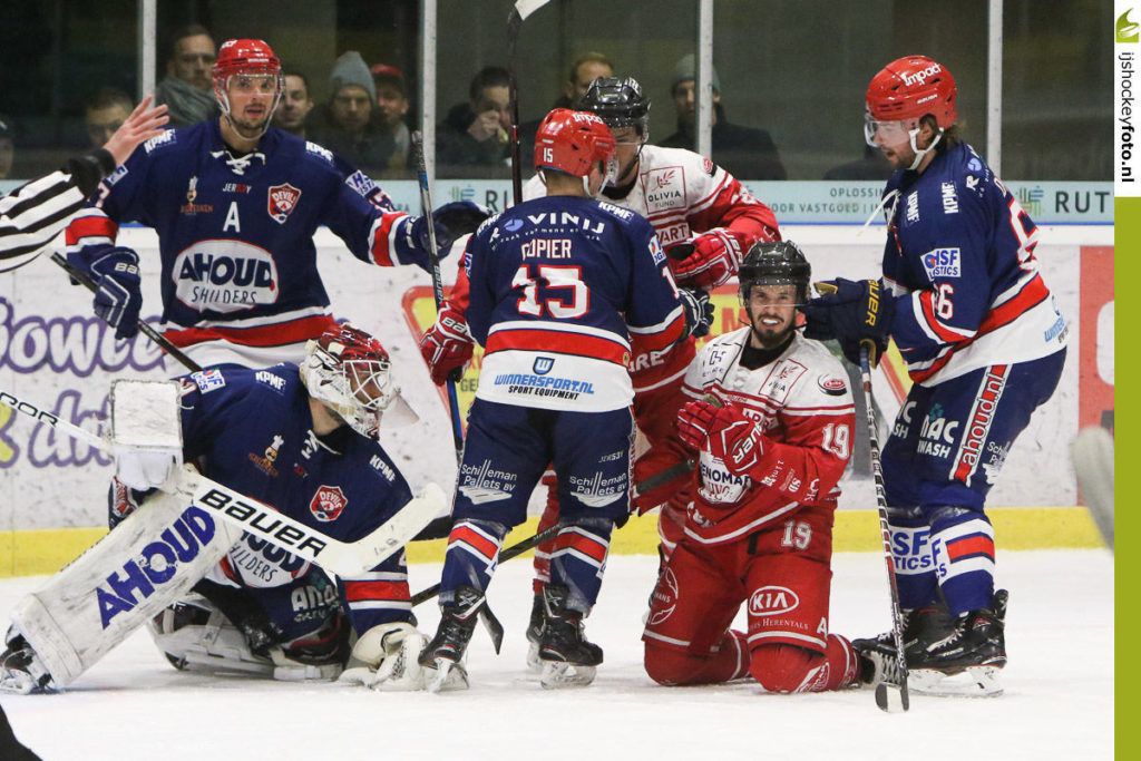 AHOUD Devils Nijmegen ERA Renomar HYC ijshockey Face-Off