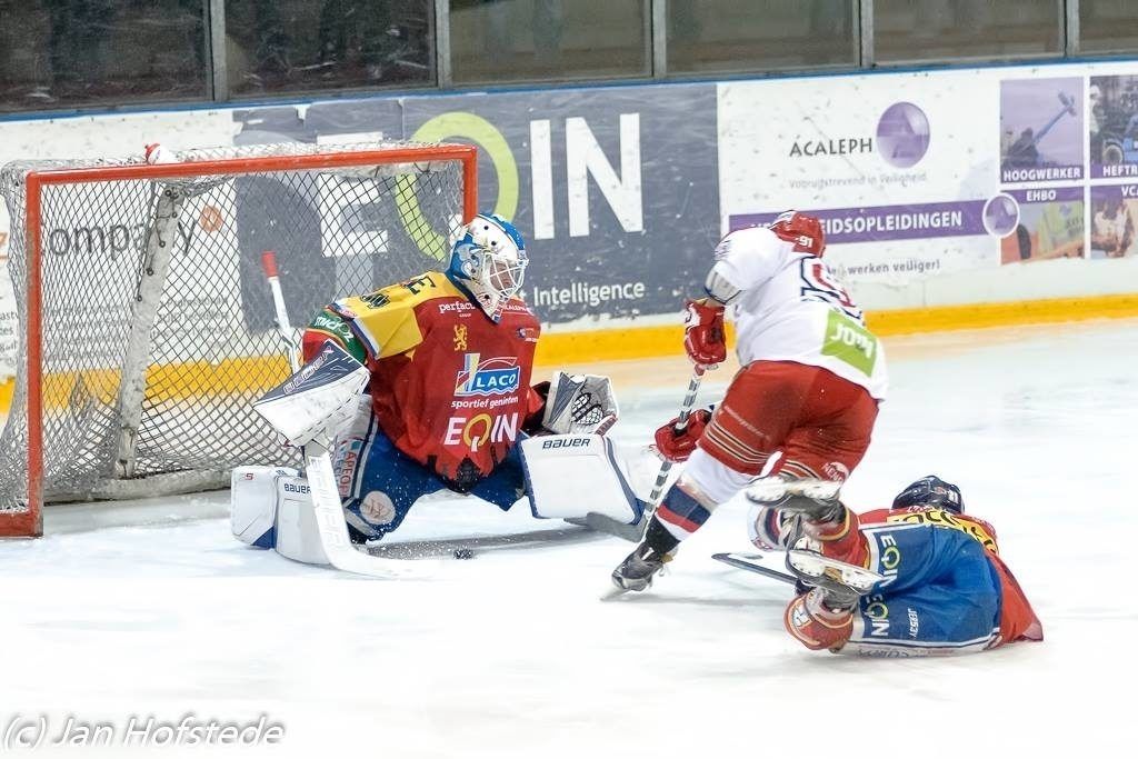 Laco Geleen Eaters Luik Bulldogs IJshockey Face-Off