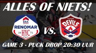 HYC Herentals AHOUD Devils Nijmegen Face-Off IJshockey