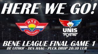 HIJS Hokij Den Haag UNIS Flyers Heerenveen BeNe League IJshockey Face-Off