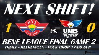 Unis Flyers Heerenveen HIJS Hokij Den Haag BeNe League Finale Playoffs IJshockey Face-Off