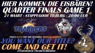 Tilburg Trappers Eisbären Regensburg Oberliga Playoffs IJshockey Face-Off