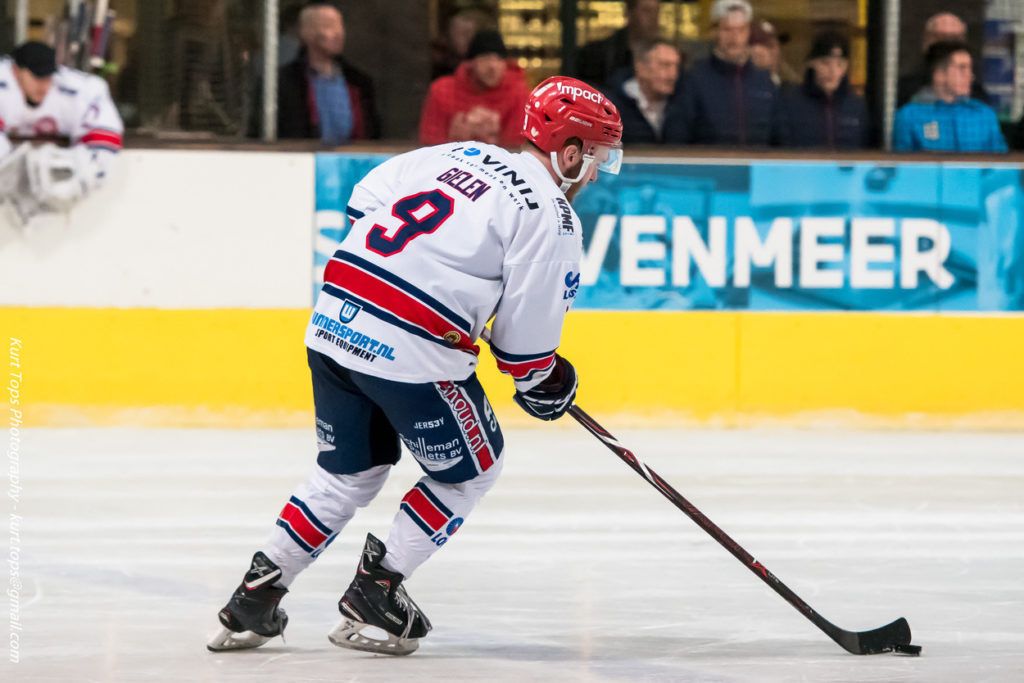 Kay Gielen BeNe League IJshockey Face-Off Luik Bulldogs