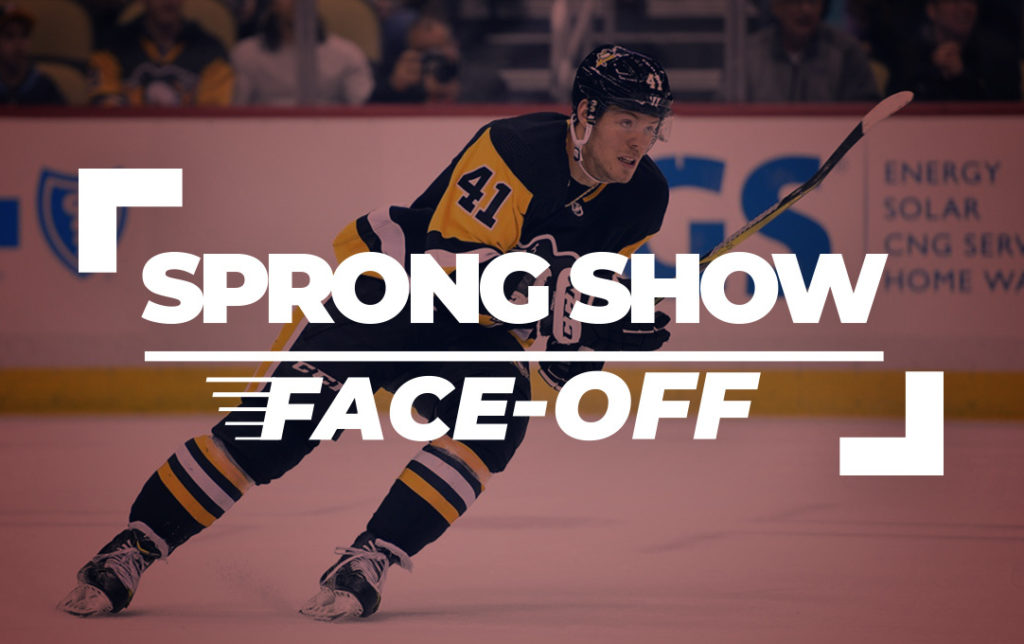 Face-Off IJshockey Daniel Sprong ShowShow