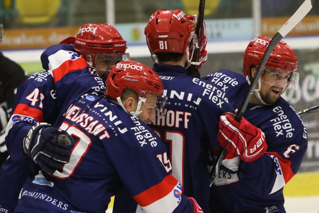 AHOUD Devils Nijmegen Amsterdam Tigers IJshockey Face-Off