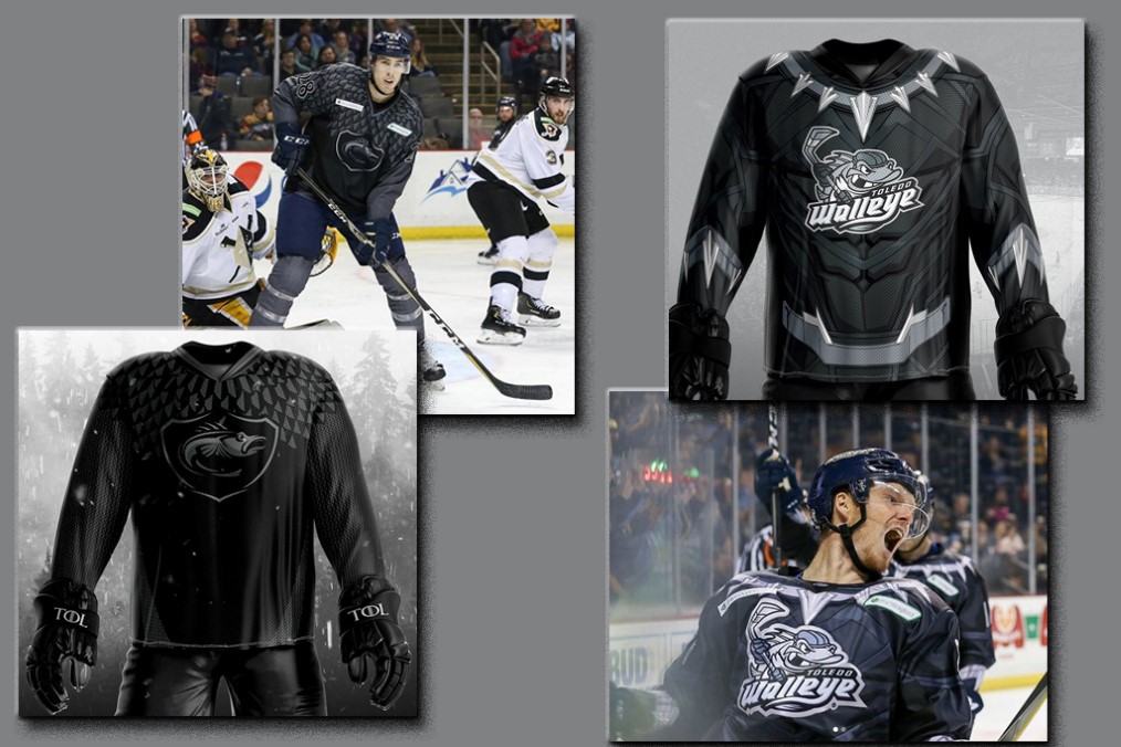 Toledo Walleye - Black