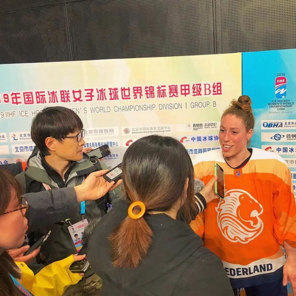 Oranje Nederland IJshockey