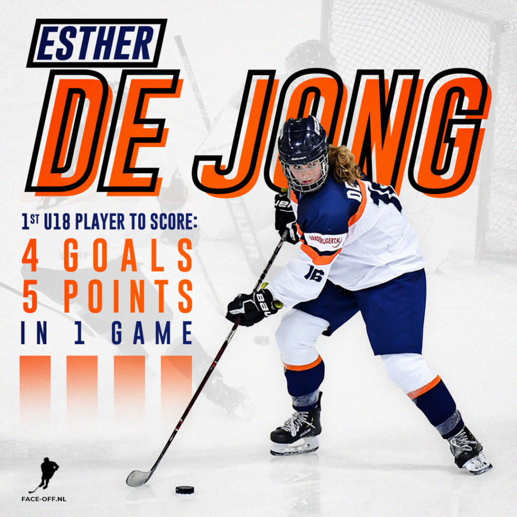 Esther de Jong Oranje U18 Dames