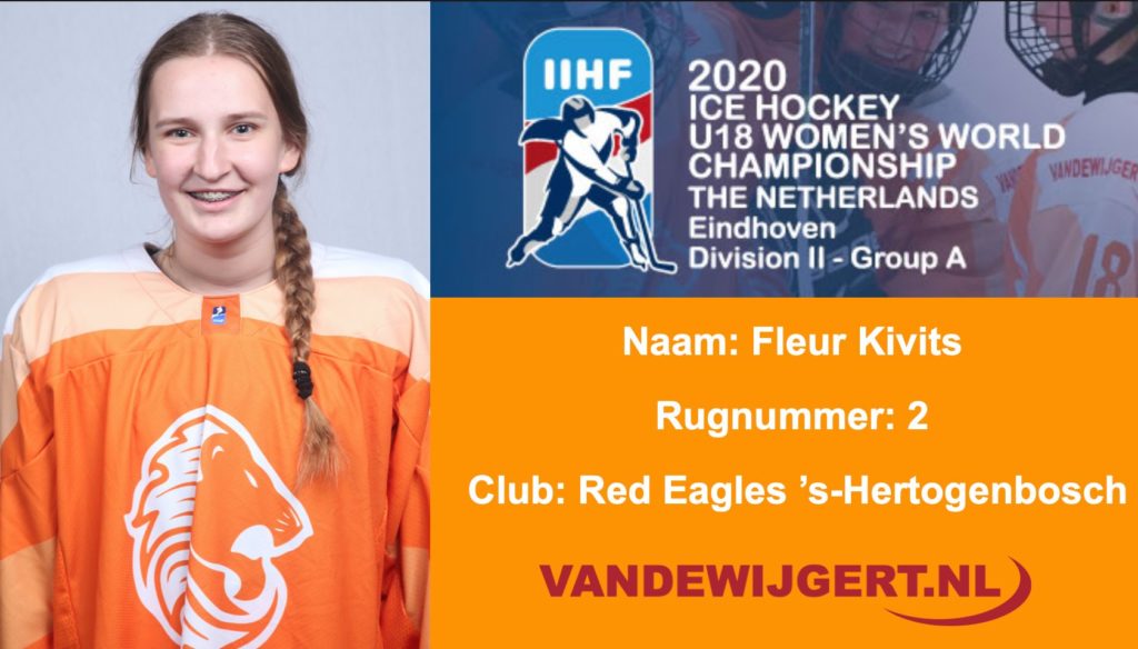 Fleur Kivits Oranje U18 Dames