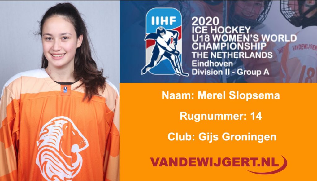 Merel SlopsemaOranje U18