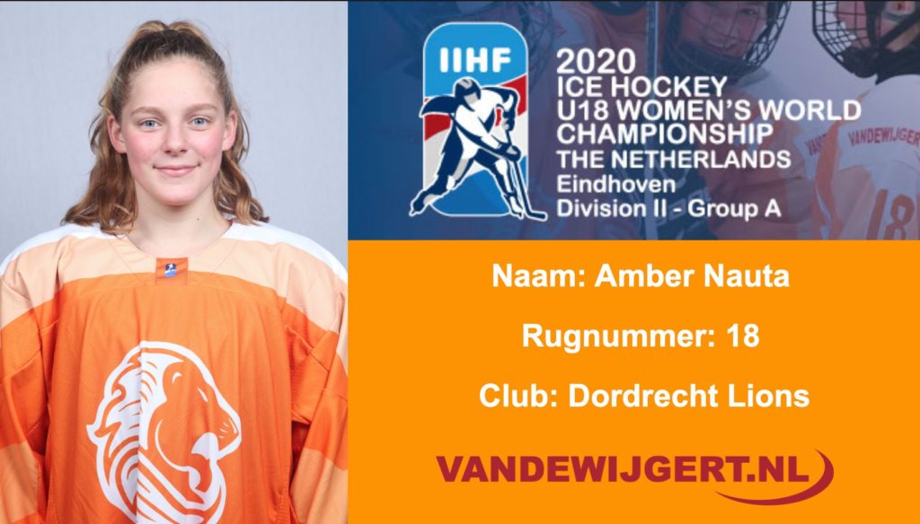Amber Nauta Oranje U18