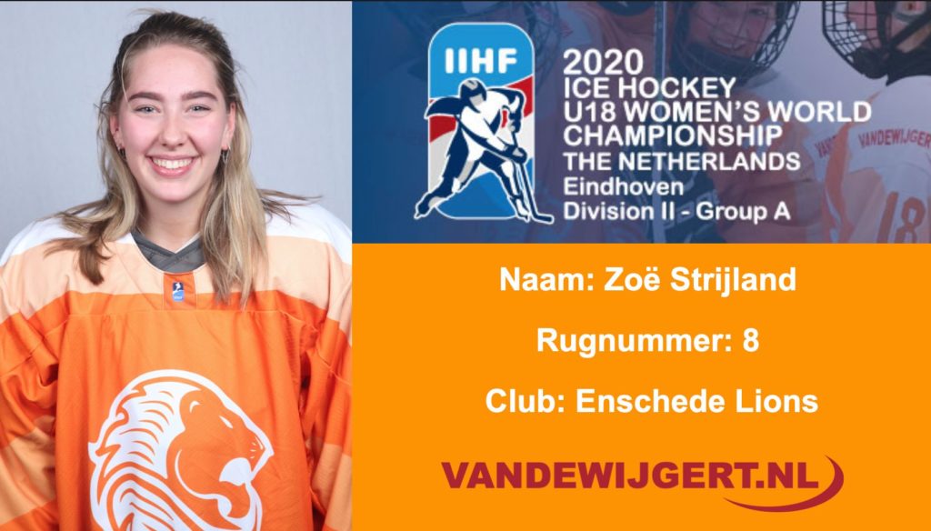 Zoë Strijland U18 Dames