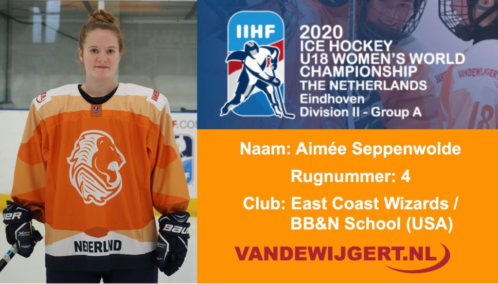 Aimee Sepppenwolde U18 Dames