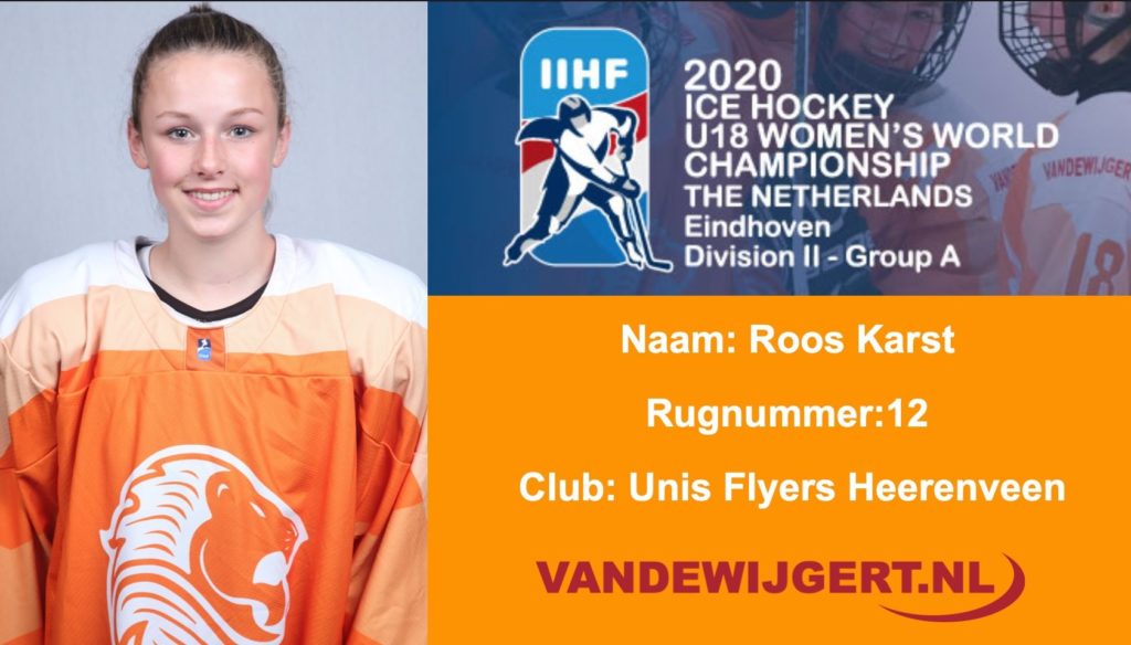 Luka Prooi Oranje U18 Dames