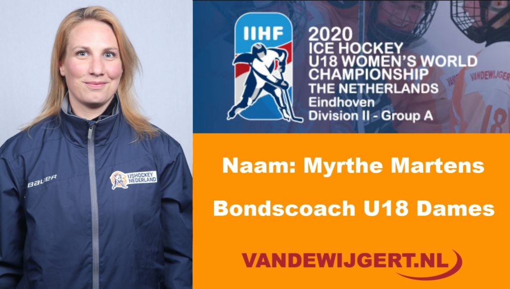 Myrthe Martens Oranje U18 Dames