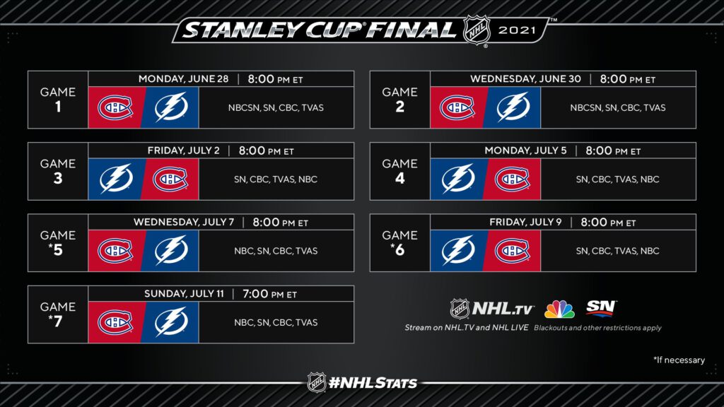 Tampa Bay Lightning Montreal Canadiens