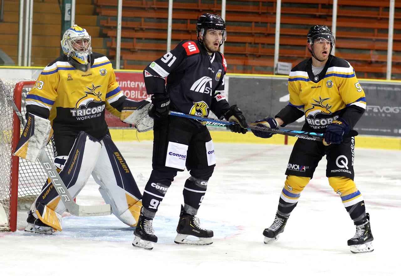 Giovanni Vogelaar die veelal scoort met het maken van onetimers slapshots